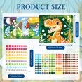 thumbnail image 3 of Dot Art Children's Dot Art Set 1400 Pieces Dinosaur Creative Craft Kit DIY Sticker Set, 3 of 3