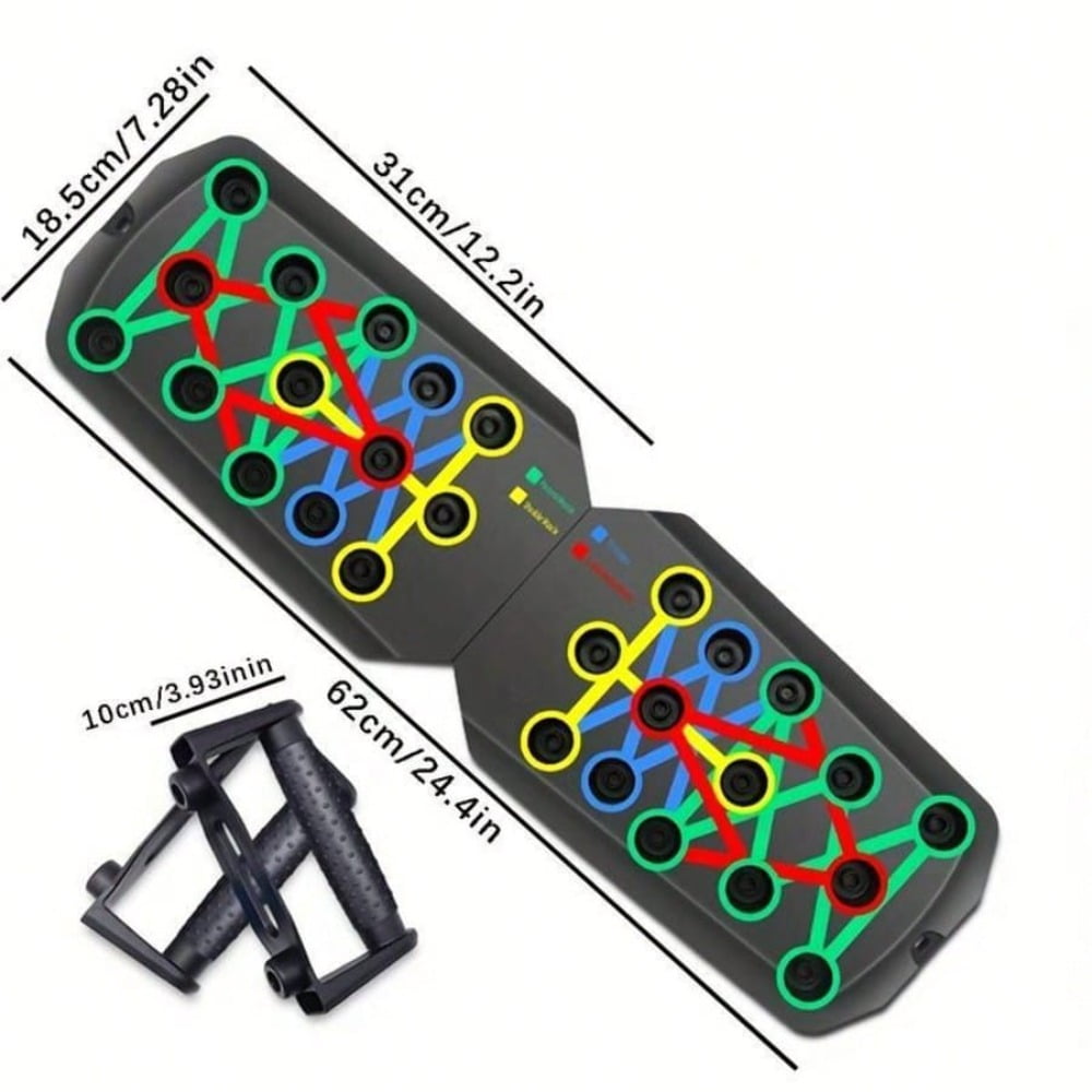 Link 12-in-1 Multi-functional Push Up Rack Board System with