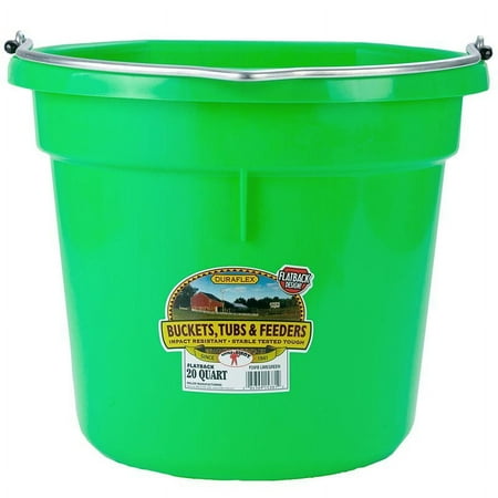 UPC: 0084369187404 | 20Qt Flatback Plastic Bucket Lime Green