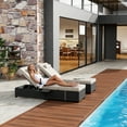 thumbnail image 6 of 2-Piece Outdoor Chaise Lounge Set with Adjustable Backrests, Soft Cushions, Weather-Resistant Lightweight Design, 6 of 7
