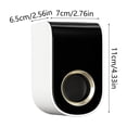 thumbnail image 3 of Wall Mounted Automatic Toothpaste Dispenser with No-Drill Design, Bathroom Accessory Storage Rack, Easy Install Squeezer Holder for Home Bathroom Organization and Washroom Decor, Black, 3 of 7