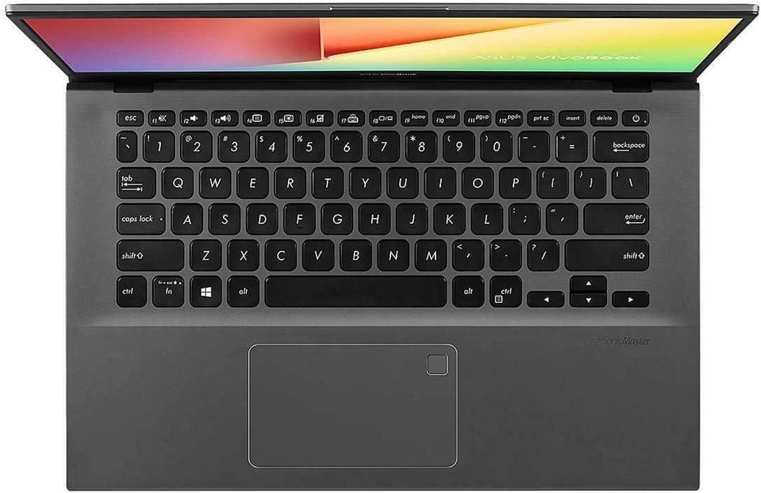 ASUS VivoBook 14"" FHD (1920x1080) Laptop, AMD Quad-core Ryzen 7 3700U, 8GB DDR4 512GB PCIe SSD, Bluetooth, Webcam, Backlit Keyboard, Fingerprint Reader, Windows 10 Home, Gray