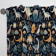 thumbnail image 2 of Designart "Dinosaur Majesty III" Animal Print Room Darkening Single Curtain Panel, 2 of 6