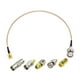 thumbnail image 3 of Kit de conector adaptador de cable coaxial RF, cable coaxial macho a BNC macho de alto rendimiento para aplicaciones de radio portátil RF., 3 of 10
