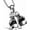 White, variant on Men Punk Stainless Steel Boxing Gloves Chain Pendant Necklace
