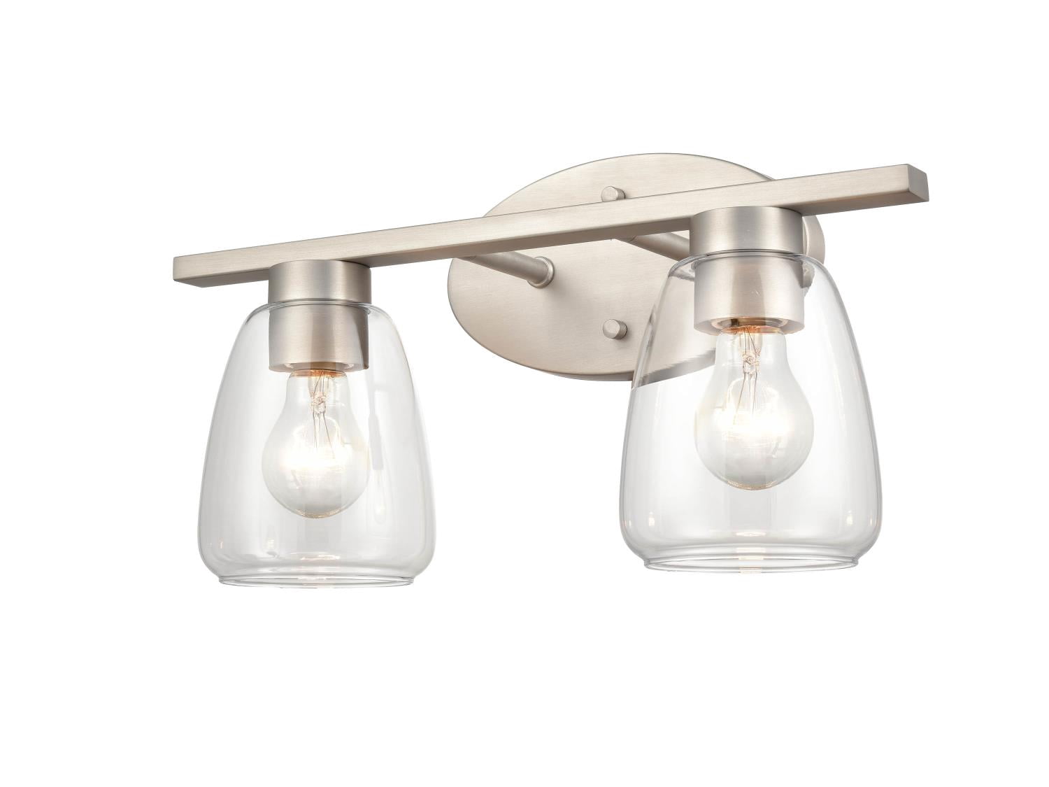 9362-SN Millennium Lighting 2 Light Bath Vanity-9.5 Inches Tall and 16 Inches Wide-Satin Nickel Finish