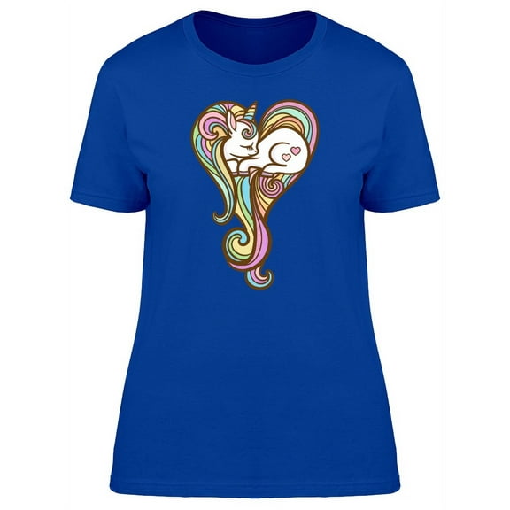 Baby Unicorn Sleeping T-Shirt Women -Image by Shutterstock, Female Medium