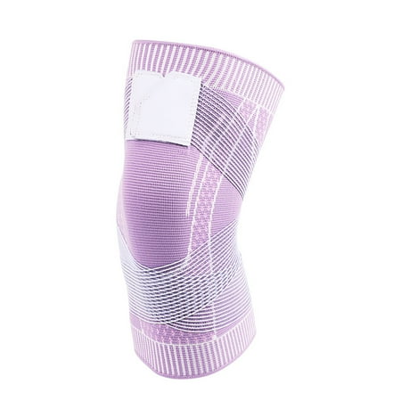

Color Matching Straps Pressurized Knitted Sports Knee Pads Nylon Breathable Knee Pads Basketball Running Mountaineering Knee Pads