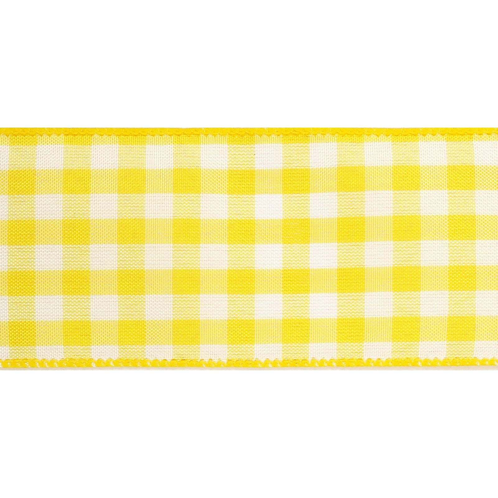 12 Pack: 2.5" x 8.3yd. Gingham Wired Ribbon by Celebrate It