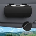 thumbnail image 6 of Sunglasses Holder for Car Sun Visor, Protective Automotive Eyeglasses Storage Case Hanger, Soft Vehicle Interior Glasses Organizer Box Accessories, Universal for SUV Sedan Truck, 6 of 6