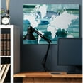 thumbnail image 2 of Stupell Industries World Map Blue Green Watercolor Painting Canvas Wall Art by Grace Popp, 2 of 5