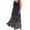 Dark Blue, variant on Giftesty Summer Dresses for Women Sleeveless Cotton and Linen Round Neck Printed Long Dress with Pocket