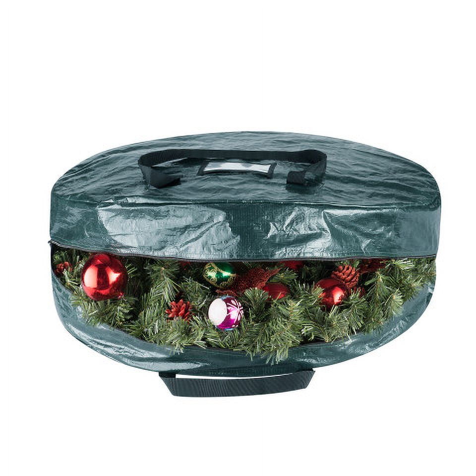 Storage Bag for 9-ft Tree and 30-inch Wreath Bag Combo Pack, Green