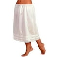 thumbnail image 2 of Jupon Demi-Long Taille pour Femmes sous Robe Jupe Longue en Dentelle Noire et Blanche, 2 of 2