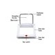 thumbnail image 2 of Puertas y gateras manuales para gatos, gatera para perros y gatos, gatera pequeña para gatos, puerta con microchip, cerradura de 4 vías, fácil de instalar, color blanco Kuyhfg Bienvenido a Kuyhfg, 2 of 5