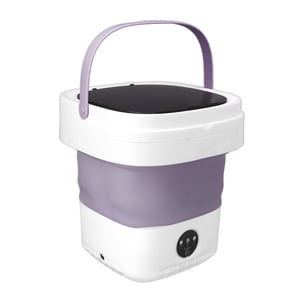 Portatif Mini laveuse,7.5L Mini laveuse pliable à seau portable Laveur pliante à sangle portable Conception exquise