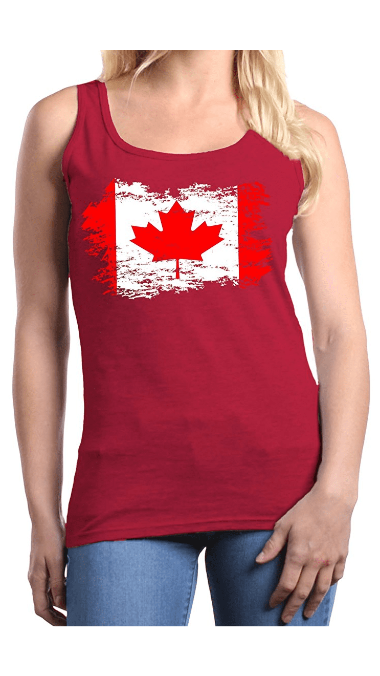 Mom's Favorite Womens Canada Flag Canadian Tank Top