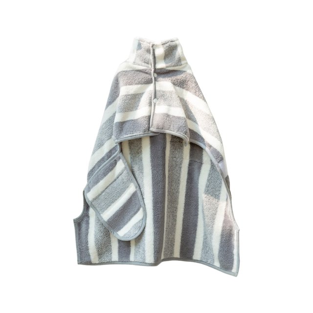 Albornoz superabsorbente para perros (paquete de 1) de forro polar coral de secado rápido que absorbe la humedad para perros pequeños y medianos después del a JASKFLY