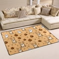 thumbnail image 2 of Halloween Dog and Pumpkin Memory Foam Area Rug 31"x20" Non Slip, Absorbent, Fade Proof for Living Room, Bedroom, Office, 2 of 7