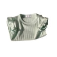 thumbnail image 3 of Loopsun Kids Girls Summer Tops Solid Round Neck Blouses for Girls Daily Wear, 3 of 5