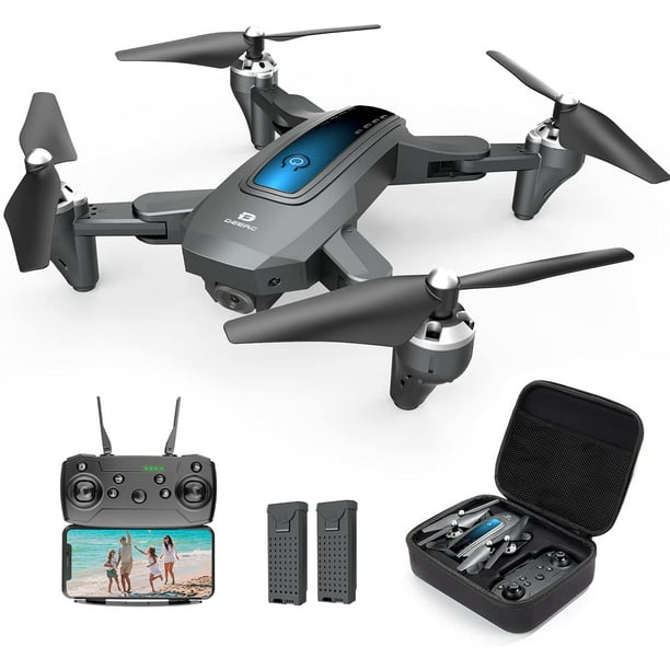 hebben mythologie Scully Deerc Drone with Camera for Adults 1080P FHD FPV Live Video Gravity Control  Altitude Hold with Carrying Case 2 Batteries Double the Flight Time -  Walmart.com