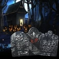 thumbnail image 4 of Pierre Tombale en Mousse d'Halloween Réutilisable Décoration de Maison Hantée pour Cour Accessoires Réalistes de Cimetière, 4 of 6