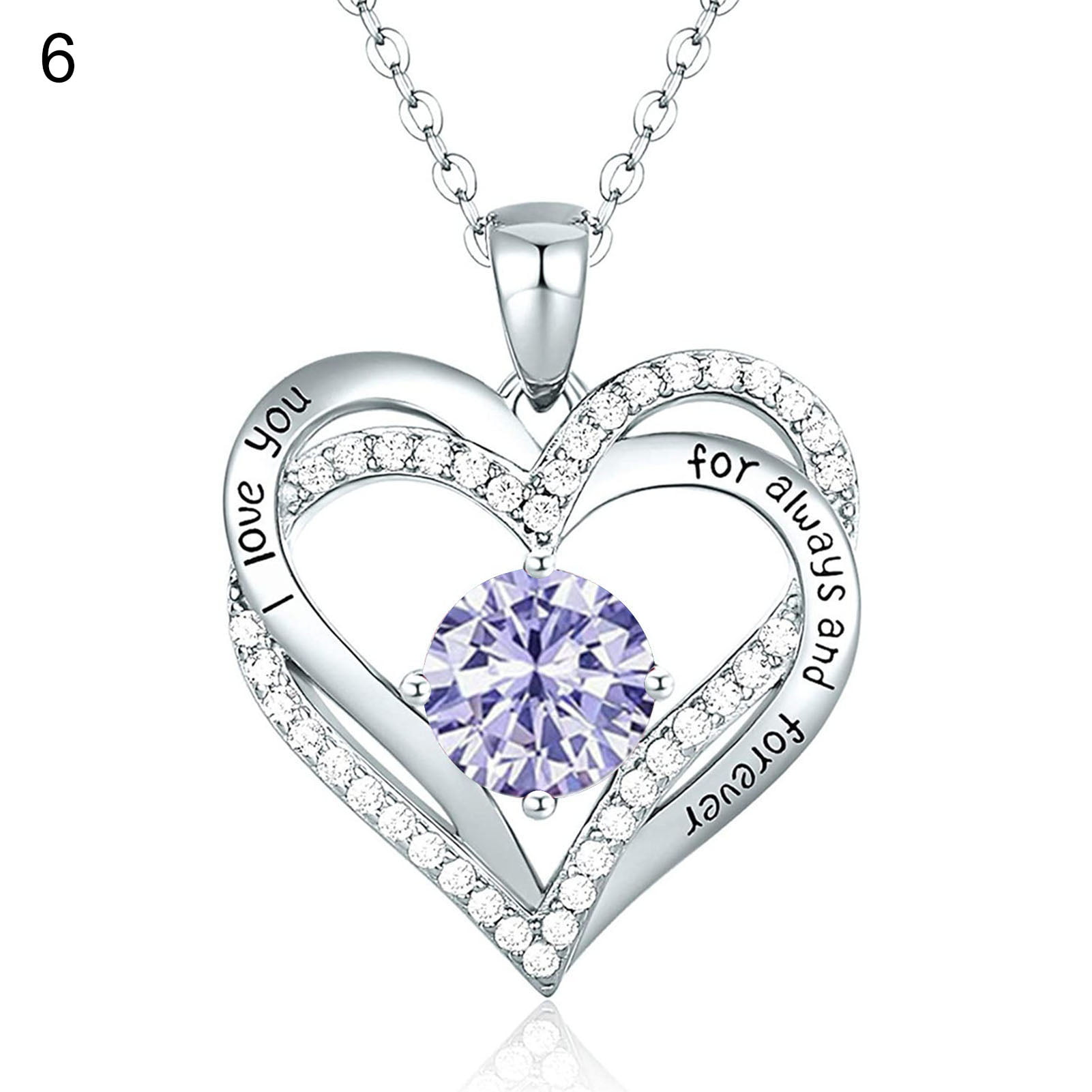 £0.99 925 Sterling Silver Heart Love Necklace Christmas Birthday Party Present 