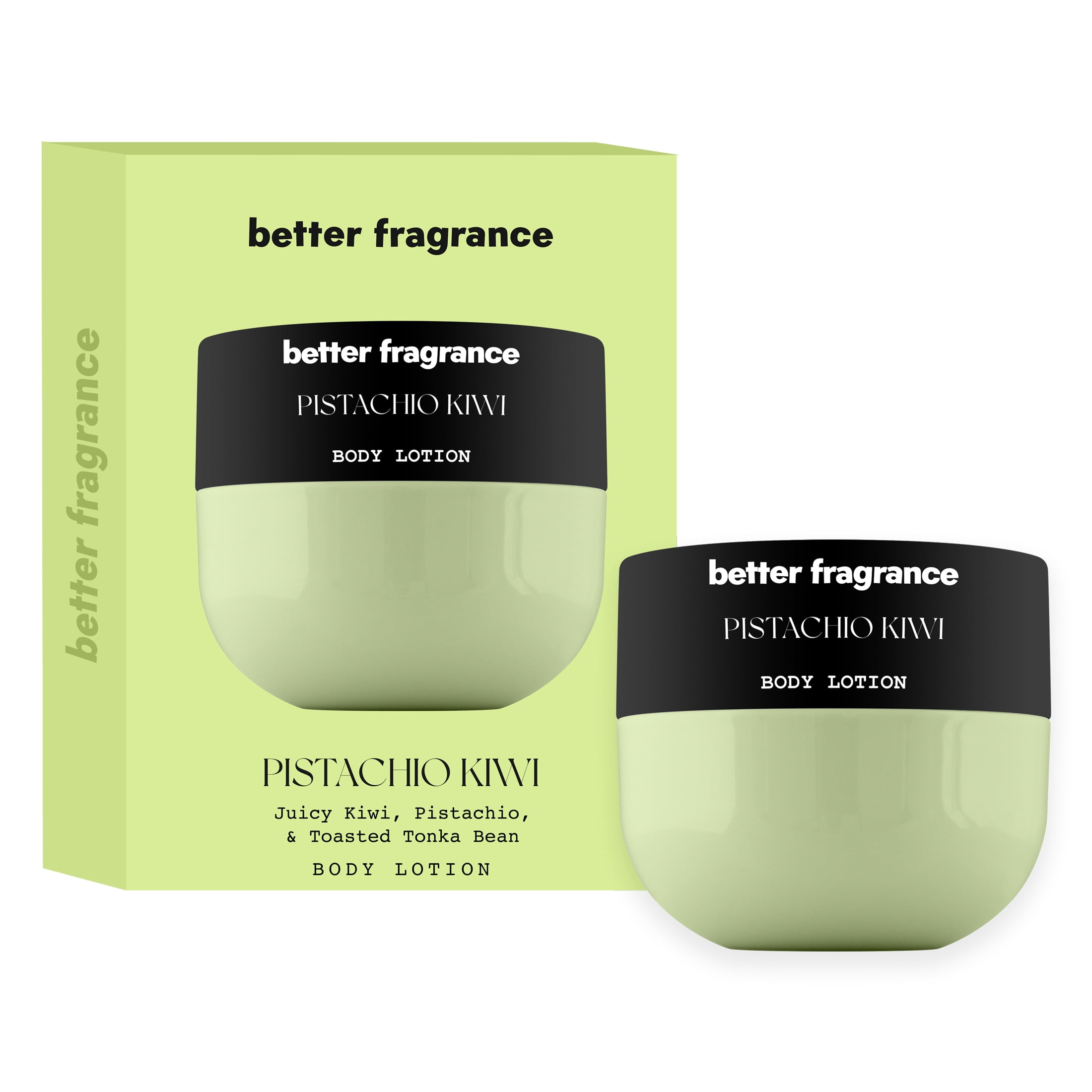 (6 pack) Better Fragrance Pistachio Kiwi Body Lotion, Hydrating & Moisturizing Skin Care, Travel Size 30 ml, for Dry Skin, Women