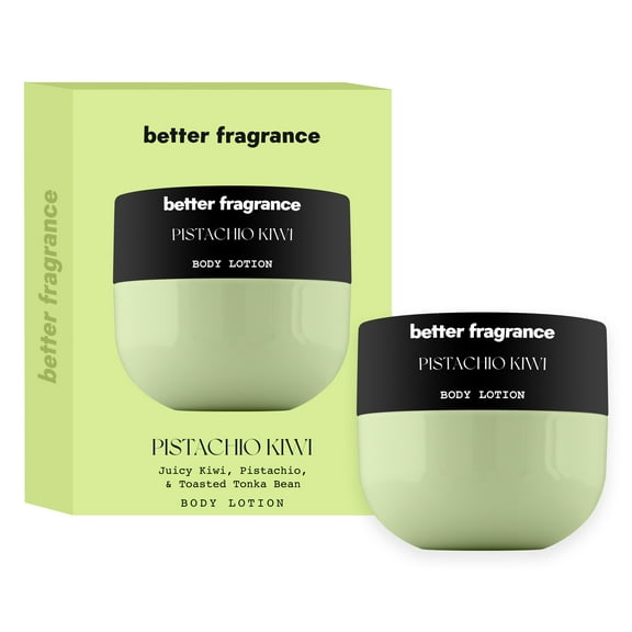 Better Fragrance Pistachio Kiwi Body Lotion, Hydrating & Moisturizing Skin Care, Travel Size 30 ml, For Dry Skin, Women
