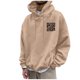 thumbnail image 4 of WILLBEST Sudaderas para Hombre y Mujer, Suéter con Capucha y Bolsillo De Manga Larga con Estampado De Coco Qr Divertido De Color Sólido para San Valentín, Otoño e Invierno Mediana​​, 4 of 6