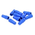 thumbnail image 1 of Tapa de válvula Presta Macarena 10 Piezas de Aleación de aluminio anodizado azul, 1 of 6