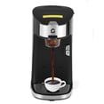 thumbnail image 2 of Garvee Single Serve Coffee Maker, One Button Small Coffee Machine with 18.6 Oz Water Tank & 8 to 12 Oz Brew Sizes for K-Cup Pods, Ground Coffee, Black, 2 of 7