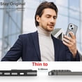 thumbnail image 7 of ELEHOLD for iPhone 15 Matte Magnetic Case,Translucent Clear Cover Compatible with Mag Safe, Military Grade Drop Protection Shockproof Back Phone Cover for iPhone 15,Grey, 7 of 7