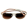 thumbnail image 5 of Isaac Mizrahi Metal Women's Rose Gold Aviator Sunglasses, 5 of 5