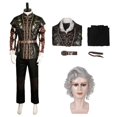 thumbnail image 3 of Disfraz de fantasía de Baldur Cos Gate 3 Astarion para hombre adulto, uniforme, pantalones y camiseta, traje BG3 para Halloween y carnaval, 3 of 5