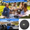 thumbnail image 4 of VONKY Lecteur CD Portable ABS Rechargeable Lecteur CD Portable avec Haut-Parleurs Fonction Bluetooth Audiobook Blanc, 4 of 6