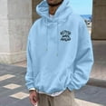 thumbnail image 2 of Men's Fall Winter Plus Size Hoodless Pullover Fashion Top Hop Oversized Crew Neck Sweatshirt Garment, 2 of 4