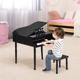 thumbnail image 4 of Costway Piano de Juguete con Banco de 30 Teclas Instrumento Musical de Aprendizaje para Niños 3-8 Años, 4 of 10