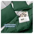 thumbnail image 4 of Comforter Set - Oversized King Size - Ultra-Soft - Goose Down Alternative - Premium 1800 Series - All Season Warmth (Oversized King, Forest Green), 4 of 6