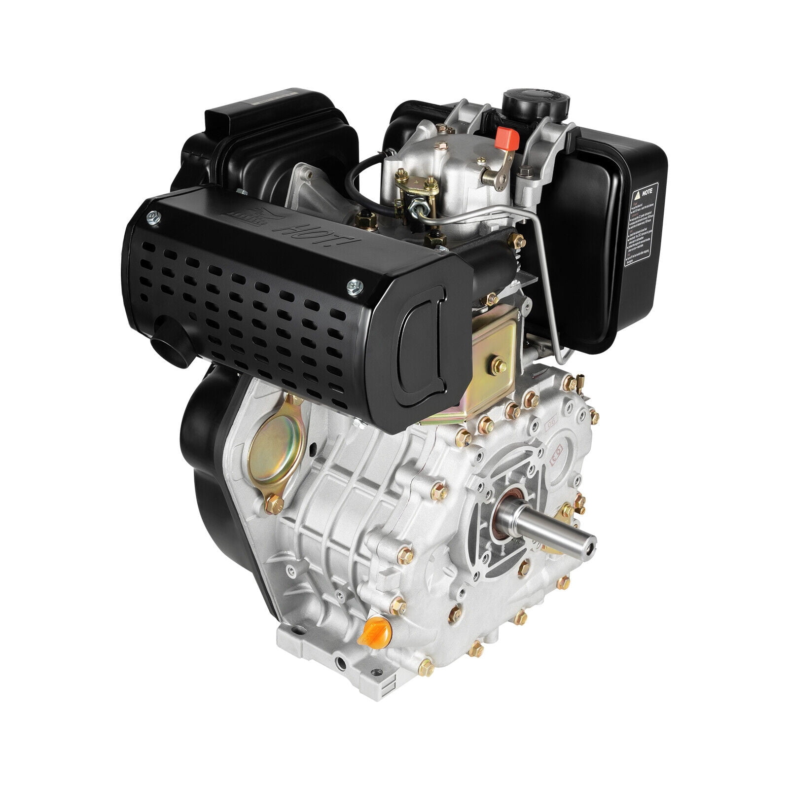 10HP 406cc 4-stroke Tiller Diesel Engine Single Cylinder Motor Air Cooling 186F