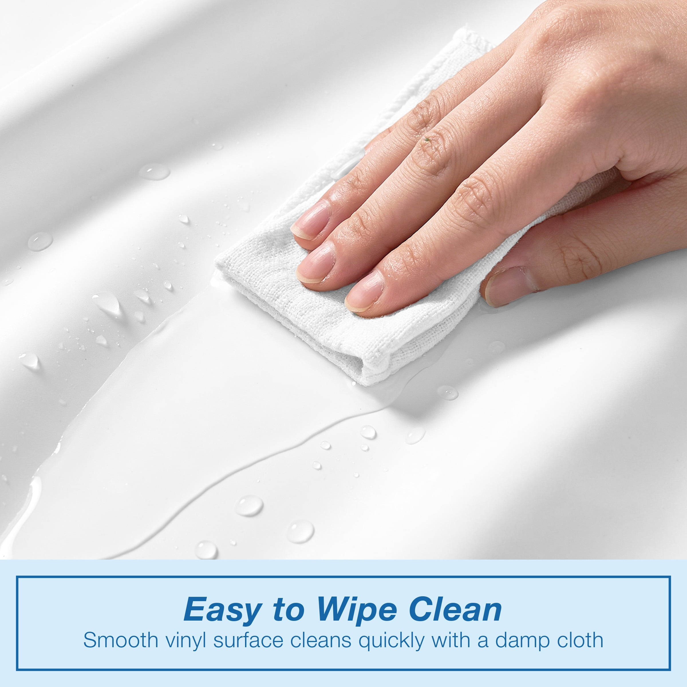 Fresh Ideas Waterproof Vinyl Pillow Protector, Standard