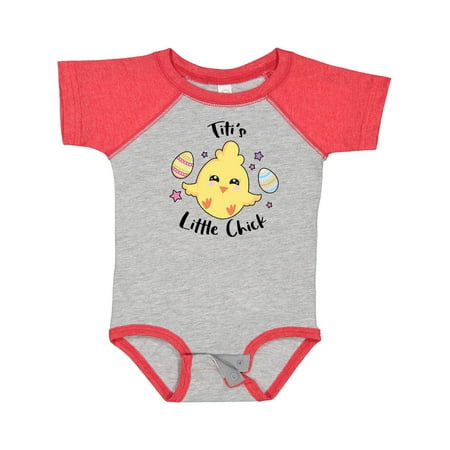 

Inktastic Happy Easter Titi s Little Chick Gift Baby Girl Bodysuit