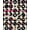 Black Magenta Orange, Pattern 2, variant on ODIKA 8'x10' Washable Area Rug Non-Slip Chair-Friendly Mat Vinyl Vintage Record Turntable Disc Soundwave Musical Notes Decorative for Dining Room, Large Office, Lounge