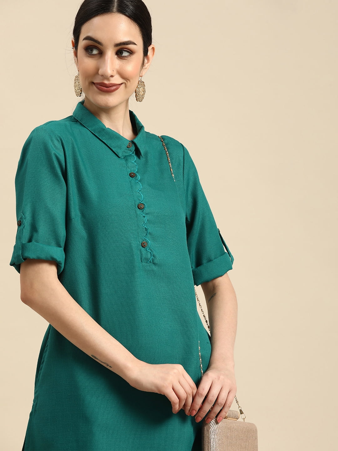 myntra kurta tops