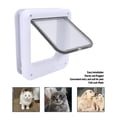 thumbnail image 4 of Puerta De Aleta De Mascotas, Diseño Minimalista Multifuncional Puerta De Colgajo De Gato 4 De De Diseño De Swing Con Instalación Fácil Material De PP Moderno Para, 4 of 7
