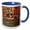 Blue/White, variant on 3drose, Gondola Boats, Grand Canal of Venice, Italy - Eu16 Bba0178 - Bill Bachmann, 11oz Magic Transforming Mug