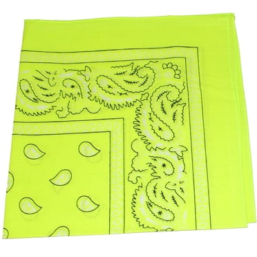 Trade Winds 22x22 Tie Dye Paisley Bandana – 100% Cotton, Orange, 3-Pack Wholesale Lot