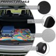 thumbnail image 6 of Yspwyqan SUV Trunk Mat, Coloful Hippie 29" x 39" All Season Cargo Liner, Anti-Slip Easy to Clean Vehicle Interior Accessory, Universal Fit for Most SUV Sedan Wagon Models, 6 of 7