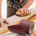 thumbnail image 4 of Emery Cloth Roll, 4.5 Inch Wide 32.8 Feet Long Ready-to-Cut Ready-to-Wrap Abrasive Sand Paper Rolls for Metal Wood Glass Carpentry Sanding Paper Sander Belts (400 Grit), 4 of 5