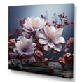 thumbnail image 2 of Designart "Collage Of Colorful Lilacs" Lilacs Wall Art Living Room, 2 of 7
